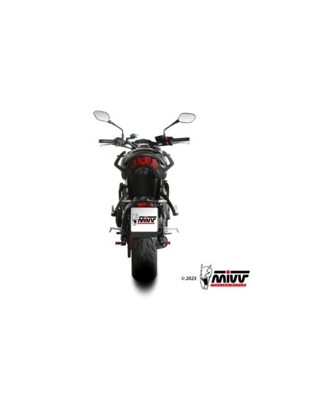 Mivv Full System 3x1 X-M5 BLACK TRIUMPH TRIDENT 660 2025-