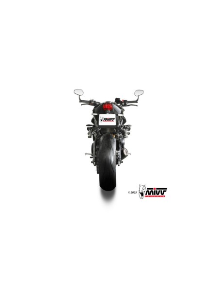 Mivv Full System 3x1 X-M5 BLACK TRIUMPH STREET TRIPLE 765 R / RS 2025-
