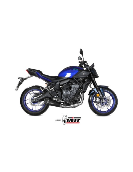 Mivv Full System 2x1 DELTA RACE BLACK YAMAHA MT-07 2025-