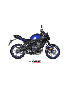 Mivv Full System 2x1 X-M5 BLACK YAMAHA MT-07 2025-