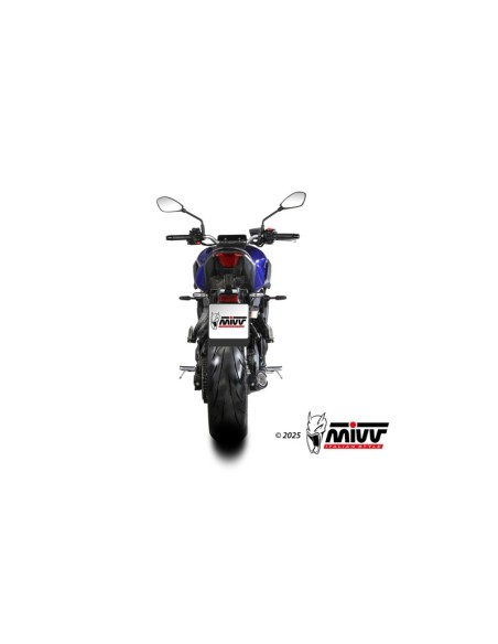 Mivv Full System 2x1 X-M5 BLACK YAMAHA MT-07 2025-