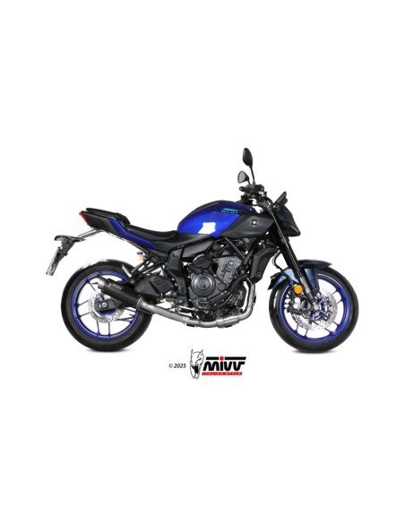 Mivv Full System 2x1 GPpro BLACK YAMAHA MT-07 2025-