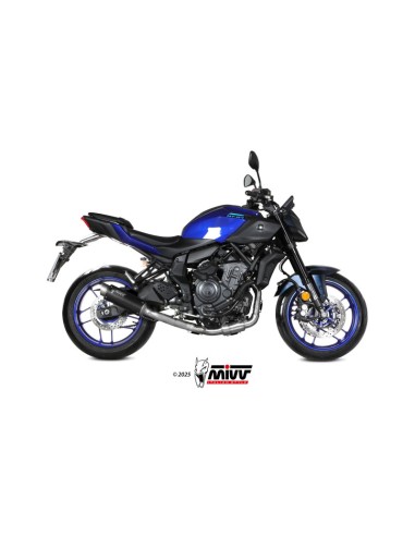 Mivv Full System 2x1 GPpro BLACK YAMAHA MT-07 2025-