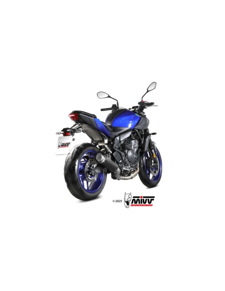 Mivv Full System 2x1 GPpro BLACK YAMAHA MT-07 2025-