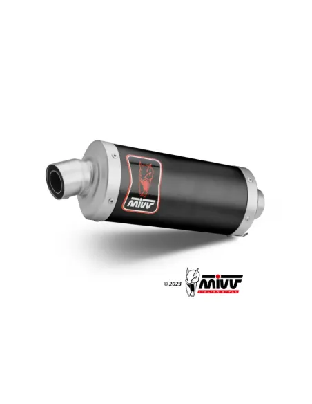 Mivv Slip-On Dakar Black Yamaha Ténéré 700 2019-25