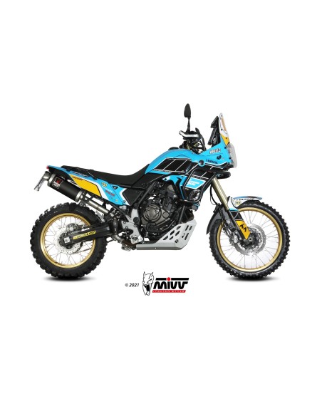 Mivv Slip-On Dakar Black Yamaha Ténéré 700 2019-25