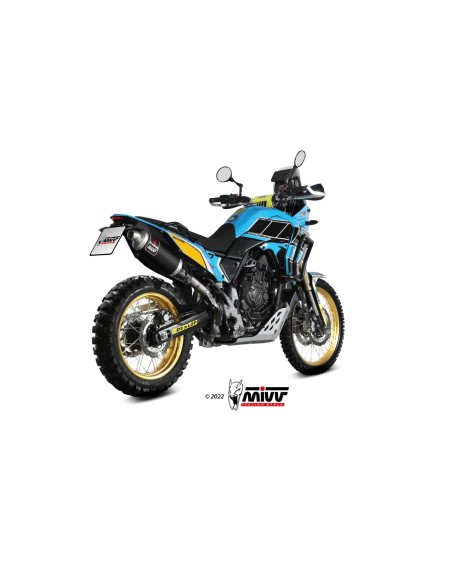 Mivv Slip-On Dakar Black Yamaha Ténéré 700 2019-25