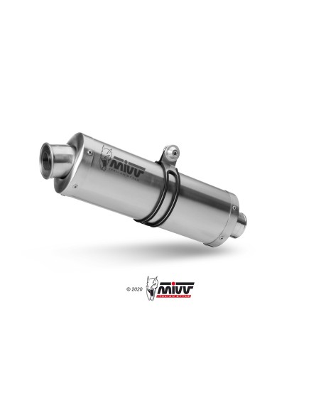 Mivv Slip-On Oval St. Steel Yamaha Ténéré 700 2019-25