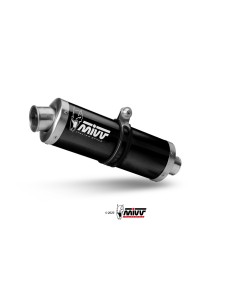 Mivv Slip-On Oval Black Yamaha Ténéré 700 2019-25