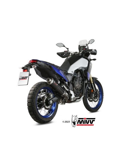 Mivv Slip-On Oval Black Yamaha Ténéré 700 2019-25
