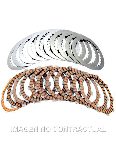 KIT DISCOS + SEPARADORES COMPLETO FCC SUZUKI RM 250 (96/02)