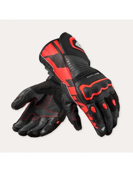 GUANTE ARGON 3 NEGRO-ROJO FLUO