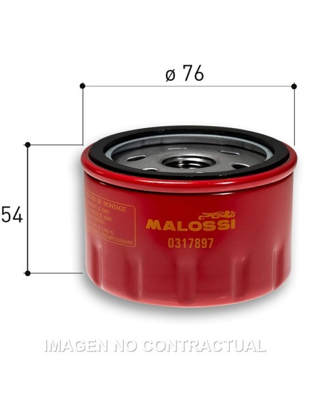 Filtro aceite Malossi BMW - Kymco