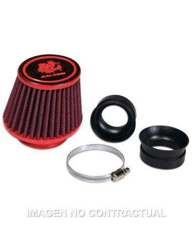 FILTRO POTENCIA MALOSSI RED FILTER E18 Ø 42/50/60 PHBH - MIKUNI - KEIHIN