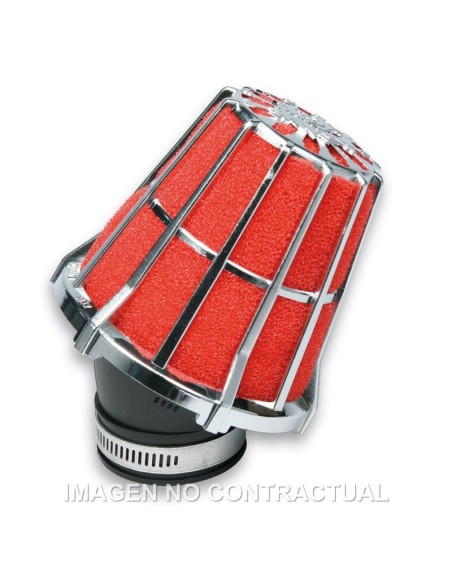 Filtro Potencia E5 Cromado S/Caja Carburador PHVA