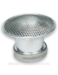 Trompeta Malossi D.38 x 50 con rosca PHBL