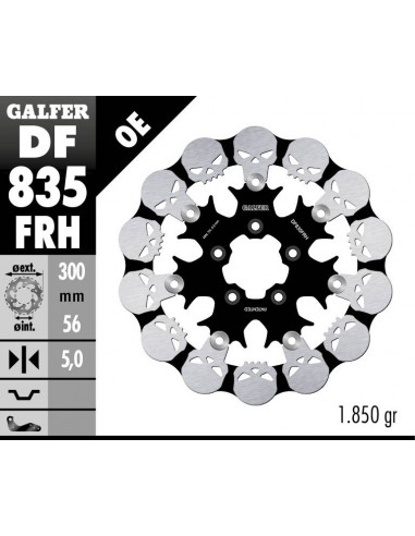 DISCO FRENO WAVE SKULL