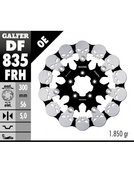 DISCO FRENO WAVE SKULL