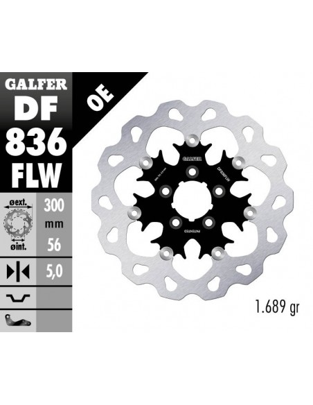 DISCO FRENO WAVE SKULL