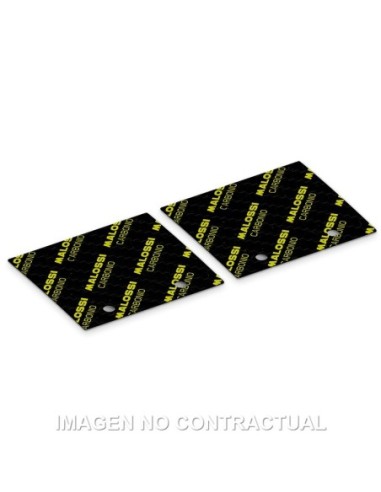 Láminas carbono Malossi 45º válvula VL18 0,30