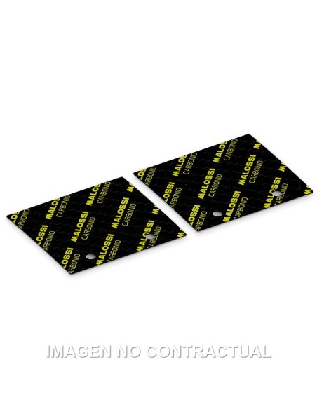 Láminas carbono Malossi 45º válvula VL18 0,30