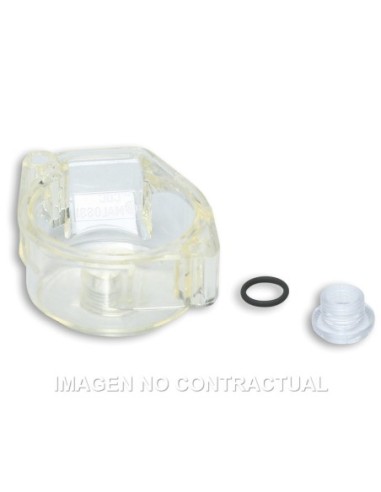 Cubeta Transparente Carburador SHA Con Tapón Malossi