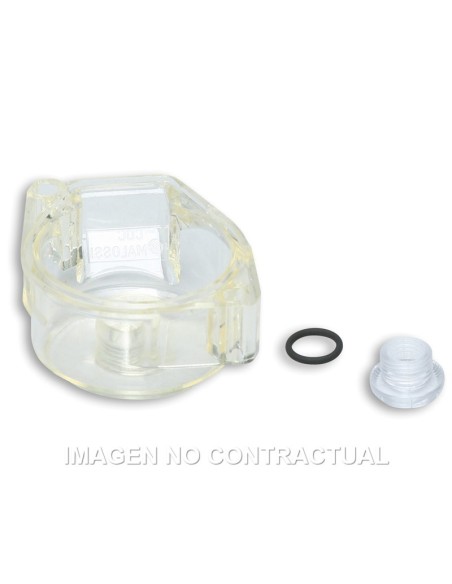 Cubeta Transparente Carburador SHA Con Tapón Malossi