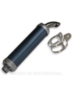 Silenciador Ø 60 aluminio para escape scooter racing MHR