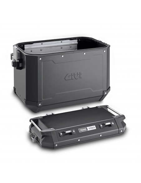 GIVI TREKKER OUTBACK BALCK LINE 48 LT MONOKEY DERECHA