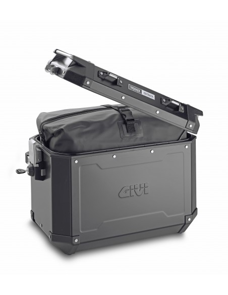 GIVI TREKKER OUTBACK BALCK LINE 48 LT MONOKEY DERECHA
