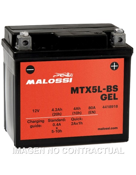 BATERÍA MALOSSI MTX5L-BS GEL