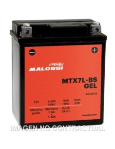 BATERIA MALOSSI MTX7L-BS GEL