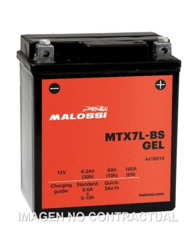 BATERIA MALOSSI MTX7L-BS GEL