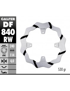 DISCO FIJO RANURADO DF840RW 