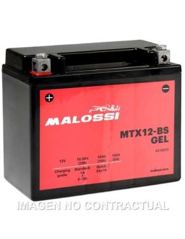 BATERÍA MALOSSI MTX12-BS GEL