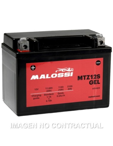 BATERÍA MALOSSI MTZ12S GEL
