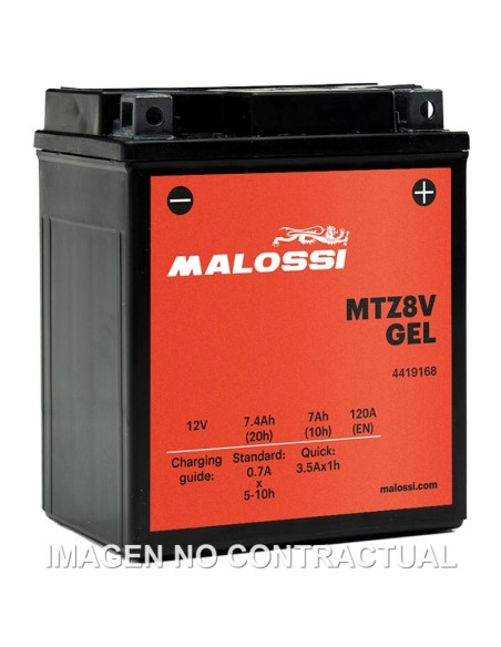 BATERIA MALOSSI MTZ8V GEL