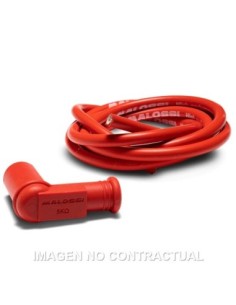 Pipa bujía Malossi blindada con cable