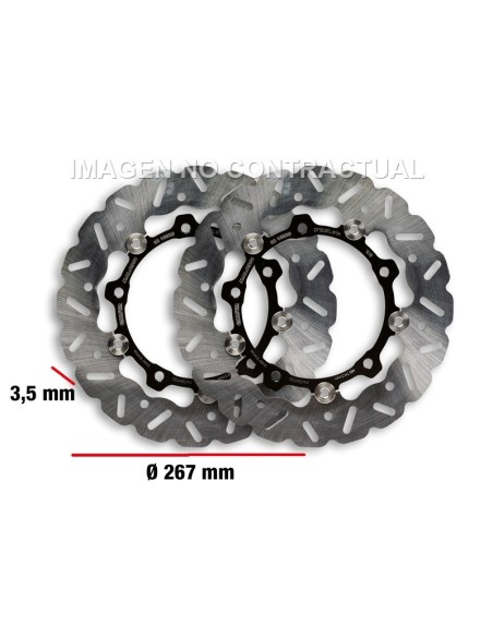 Juego discos de freno WHOPP Yamaha T-Max 500