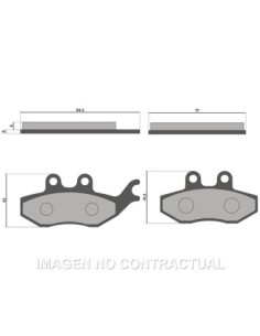 PASTILLA FRENO MALOSSI BRAKE PADS TRASERA PIAGGIO MEDLEY 125