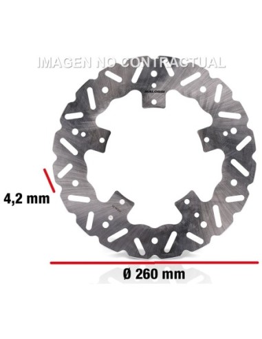 DISCO FRENO MALOSSI WOOP DISC APRILIA SR MAX 125