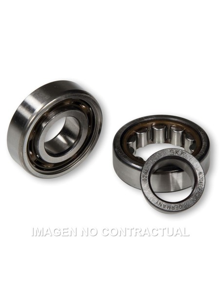 Juego cojinetes Malossi D. 20 Minarelli/Piaggio 50