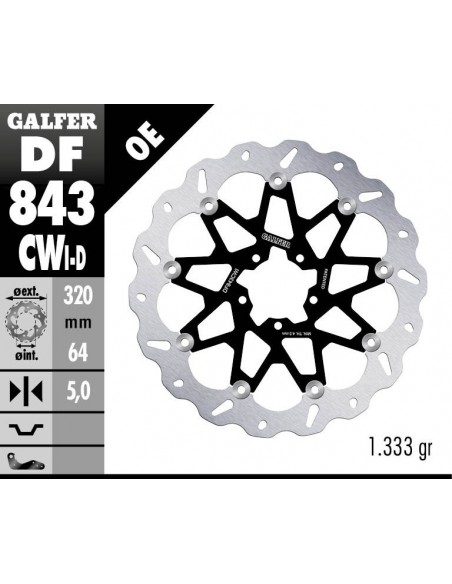 DISCO IZQUIERDO FLOTANTE NUCLE