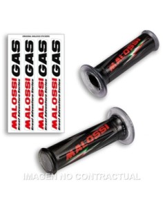 Puños Malossi negros con cierre lateral