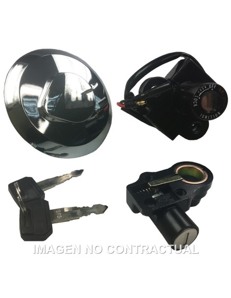 KIT LLAVES CONTACTO, SILLÍN Y DEPÓSITO HONDA CBF 250