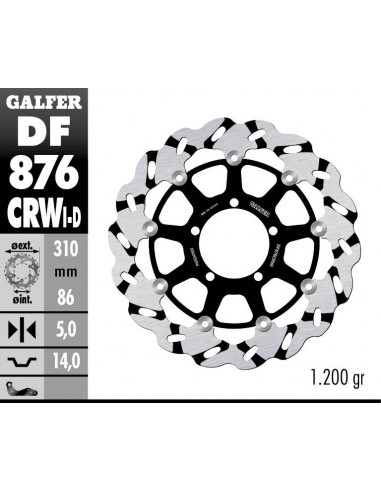 DISCO IZQUIERDO FLOTANTE RANUR DISCO IZQUIERDO FLOTANTE RANUR