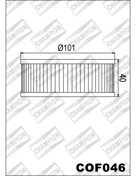 FILTRO DE ACEITE CHAMPION COF046