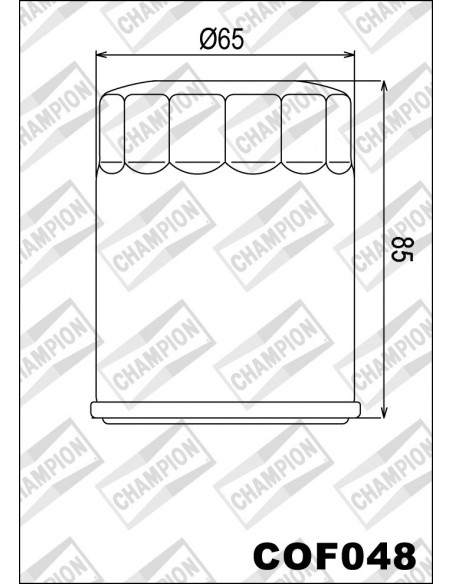FILTRO DE ACEITE CHAMPION COF048
