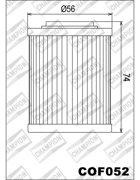 FILTRO DE ACEITE CHAMPION COF052