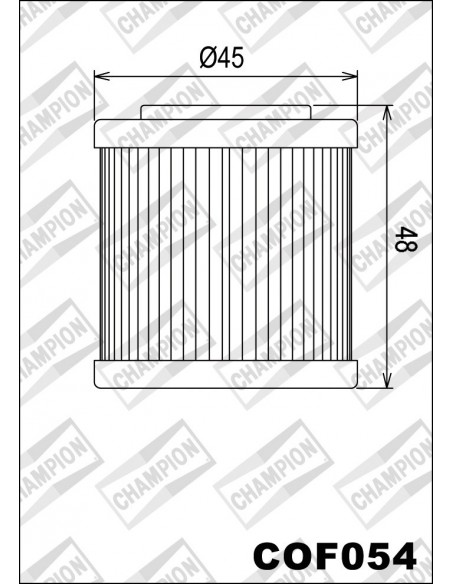 FILTRO DE ACEITE CHAMPION COF054